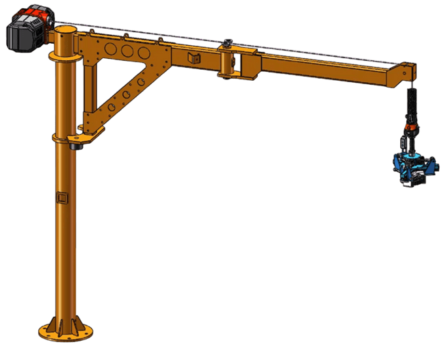 Semi-Automatic Robotic Arm Cantilever